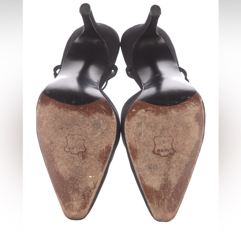 Stuart Weitzman Pointed Toe Strappy Heels - image 5